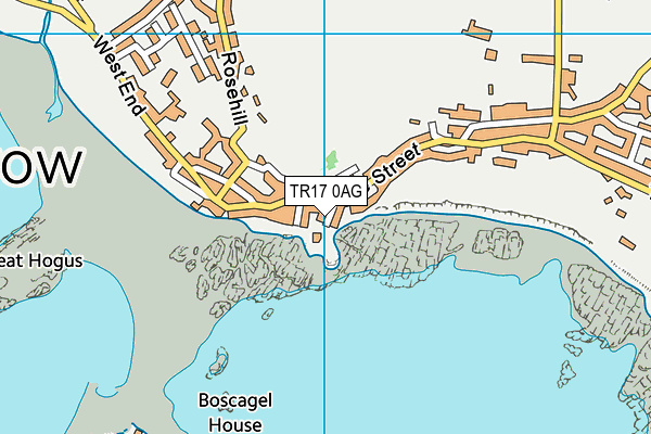 TR17 0AG map - OS VectorMap District (Ordnance Survey)