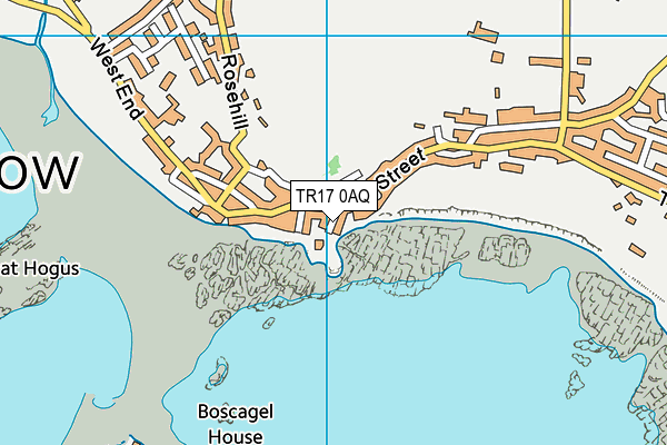 TR17 0AQ map - OS VectorMap District (Ordnance Survey)