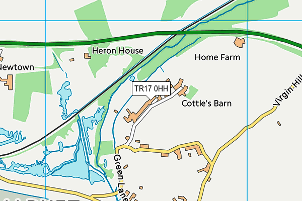 TR17 0HH map - OS VectorMap District (Ordnance Survey)