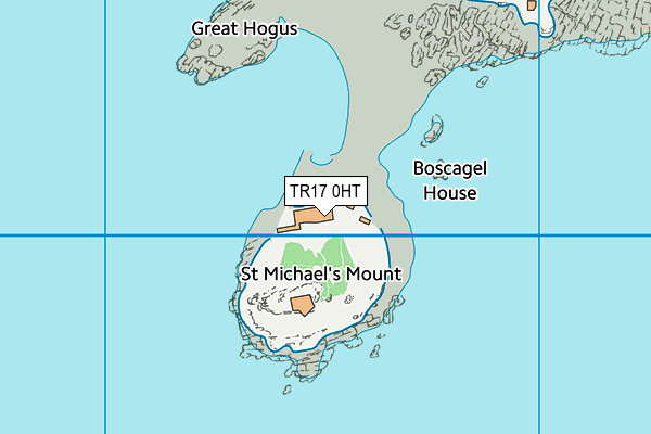 TR17 0HT map - OS VectorMap District (Ordnance Survey)