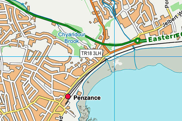 TR18 3LH map - OS VectorMap District (Ordnance Survey)