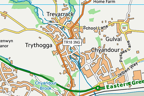 TR18 3NG map - OS VectorMap District (Ordnance Survey)