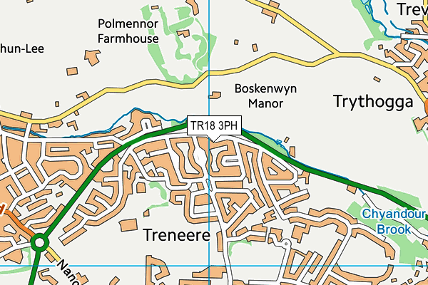 TR18 3PH map - OS VectorMap District (Ordnance Survey)