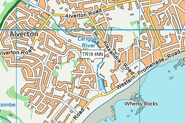 TR18 4NN map - OS VectorMap District (Ordnance Survey)
