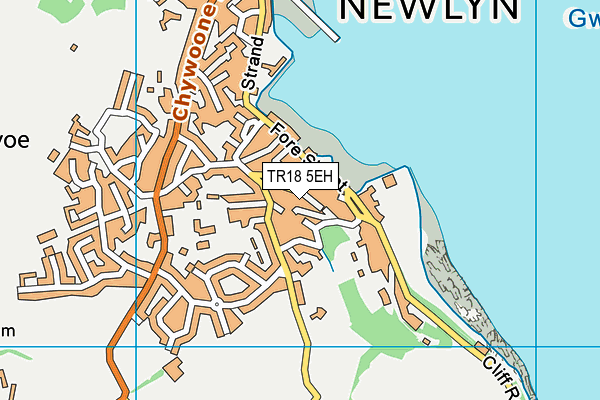 TR18 5EH map - OS VectorMap District (Ordnance Survey)