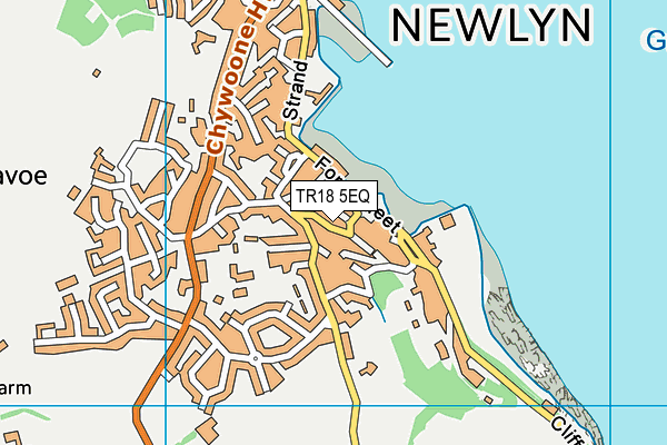 TR18 5EQ map - OS VectorMap District (Ordnance Survey)