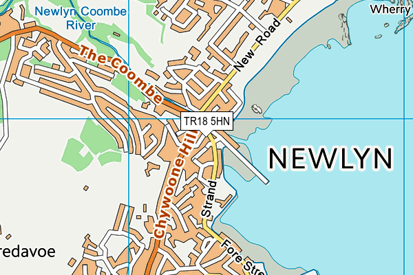Map of NEWLYN HARBOUR DESIGN CENTRE LIMITED at district scale