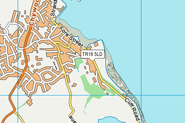 TR18 5LD map - OS VectorMap District (Ordnance Survey)