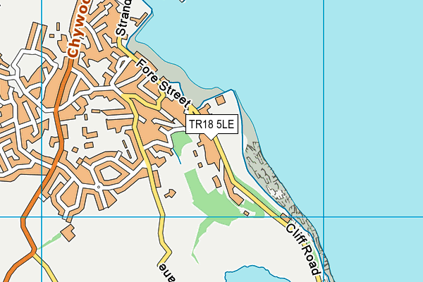 TR18 5LE map - OS VectorMap District (Ordnance Survey)