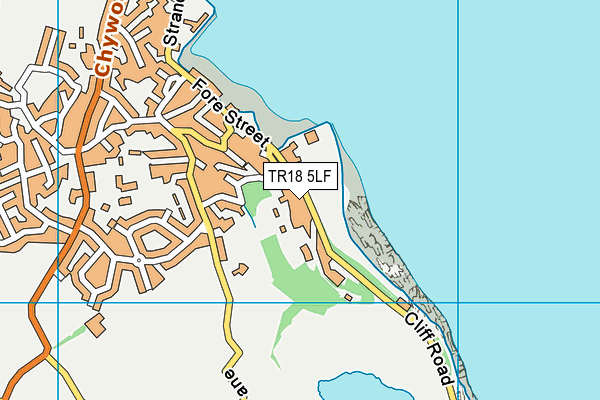 TR18 5LF map - OS VectorMap District (Ordnance Survey)