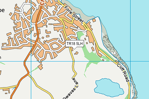 Map of THE AERIAL GUYS LTD at district scale