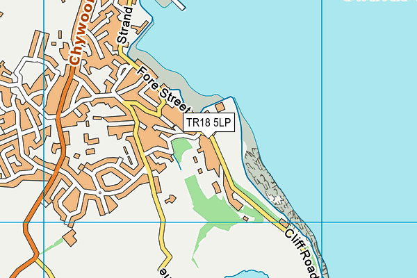 TR18 5LP map - OS VectorMap District (Ordnance Survey)