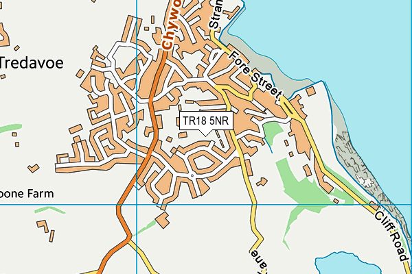 TR18 5NR map - OS VectorMap District (Ordnance Survey)