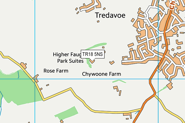 TR18 5NS map - OS VectorMap District (Ordnance Survey)