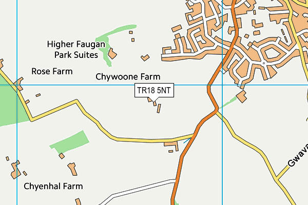 TR18 5NT map - OS VectorMap District (Ordnance Survey)