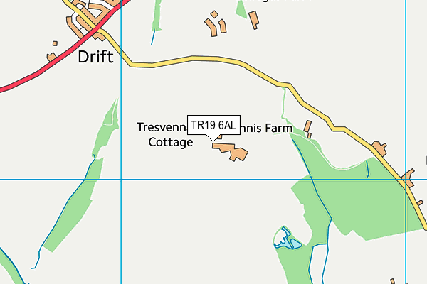 TR19 6AL map - OS VectorMap District (Ordnance Survey)