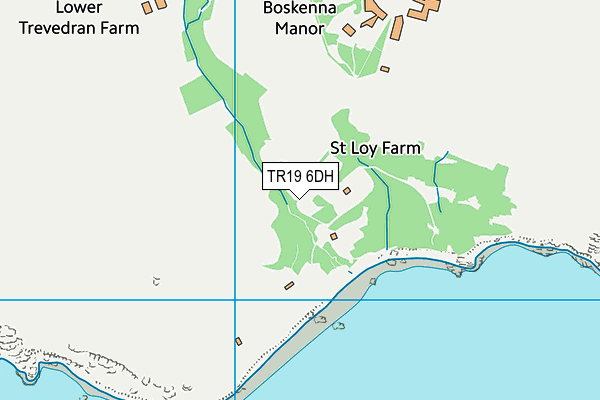 TR19 6DH map - OS VectorMap District (Ordnance Survey)