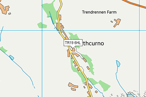 TR19 6HL map - OS VectorMap District (Ordnance Survey)