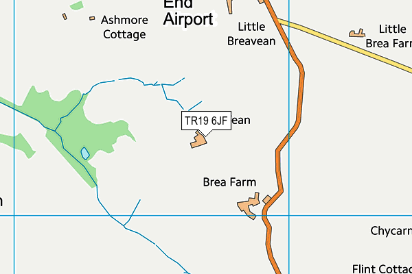 TR19 6JF map - OS VectorMap District (Ordnance Survey)