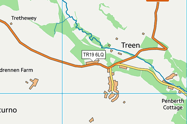 TR19 6LQ map - OS VectorMap District (Ordnance Survey)