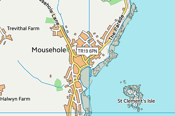 TR19 6PN map - OS VectorMap District (Ordnance Survey)