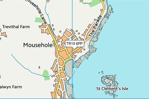 TR19 6PP map - OS VectorMap District (Ordnance Survey)