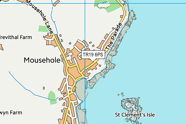 TR19 6PS map - OS VectorMap District (Ordnance Survey)