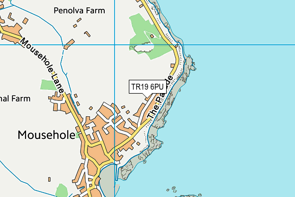 TR19 6PU map - OS VectorMap District (Ordnance Survey)