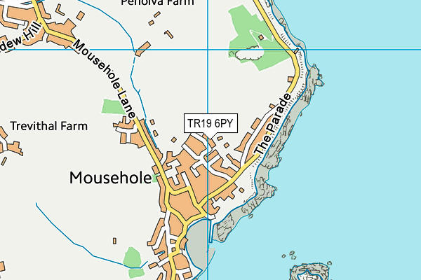 TR19 6PY map - OS VectorMap District (Ordnance Survey)