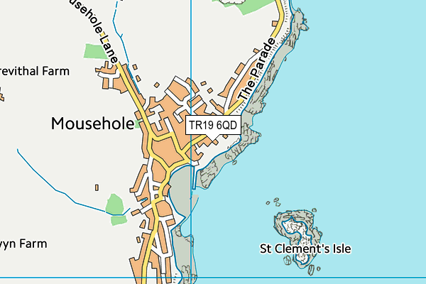 TR19 6QD map - OS VectorMap District (Ordnance Survey)