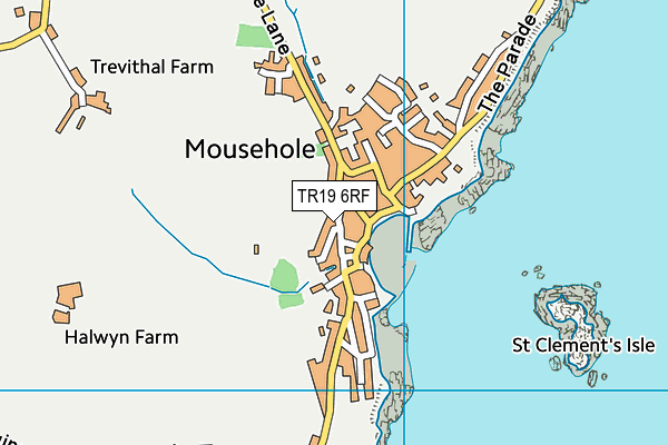 TR19 6RF map - OS VectorMap District (Ordnance Survey)