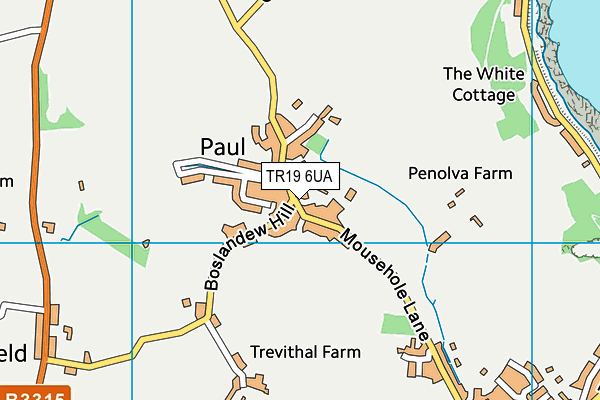 TR19 6UA map - OS VectorMap District (Ordnance Survey)