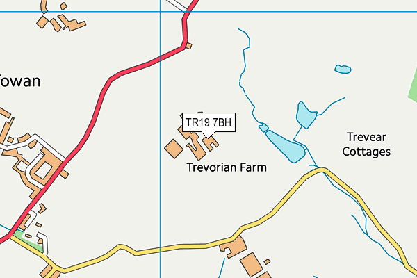 TR19 7BH map - OS VectorMap District (Ordnance Survey)