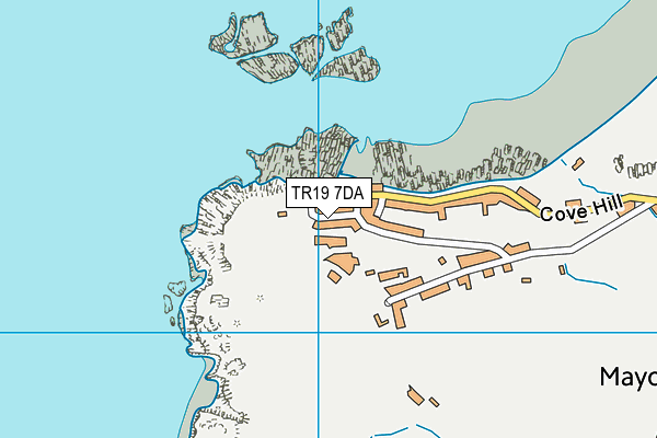 TR19 7DA map - OS VectorMap District (Ordnance Survey)