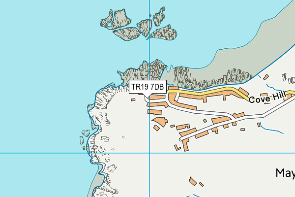 TR19 7DB map - OS VectorMap District (Ordnance Survey)