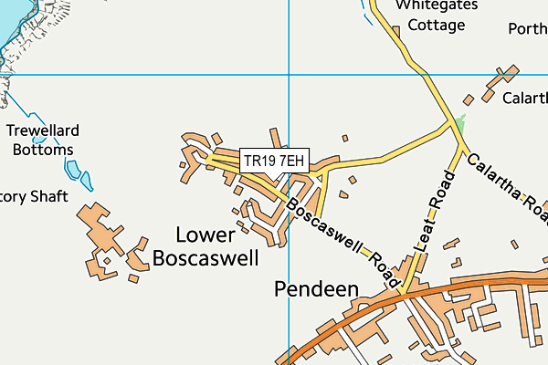 TR19 7EH map - OS VectorMap District (Ordnance Survey)