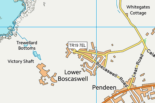 TR19 7EL map - OS VectorMap District (Ordnance Survey)