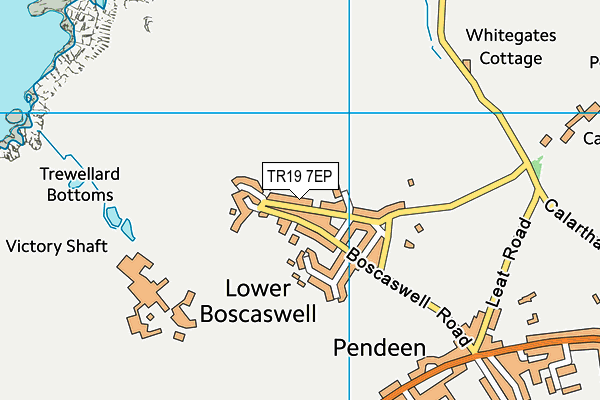 TR19 7EP map - OS VectorMap District (Ordnance Survey)