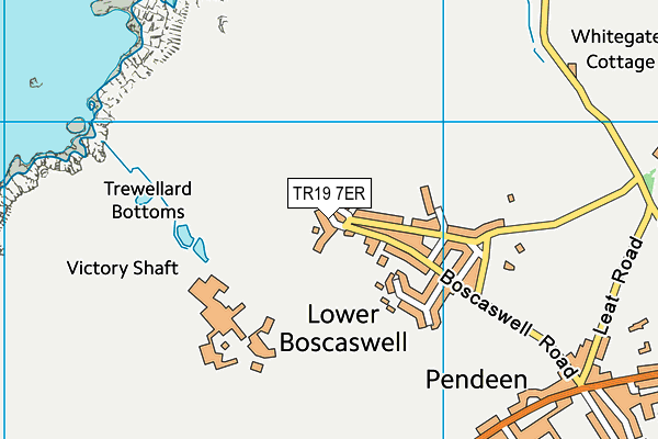 TR19 7ER map - OS VectorMap District (Ordnance Survey)