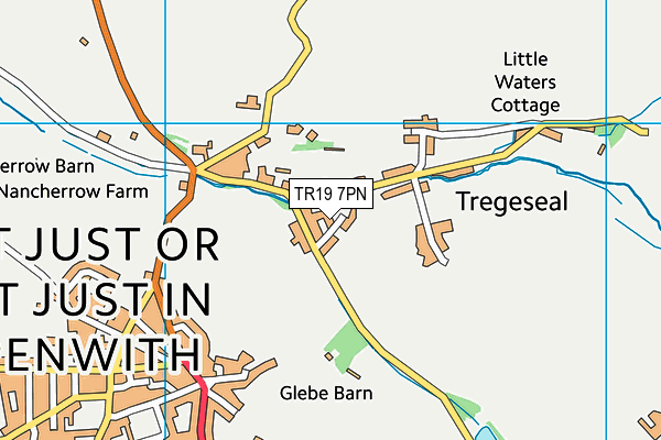 TR19 7PN map - OS VectorMap District (Ordnance Survey)