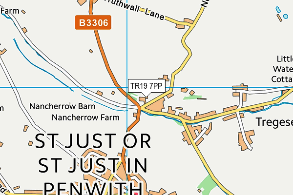 TR19 7PP map - OS VectorMap District (Ordnance Survey)