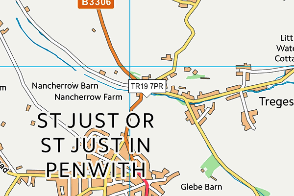 TR19 7PR map - OS VectorMap District (Ordnance Survey)