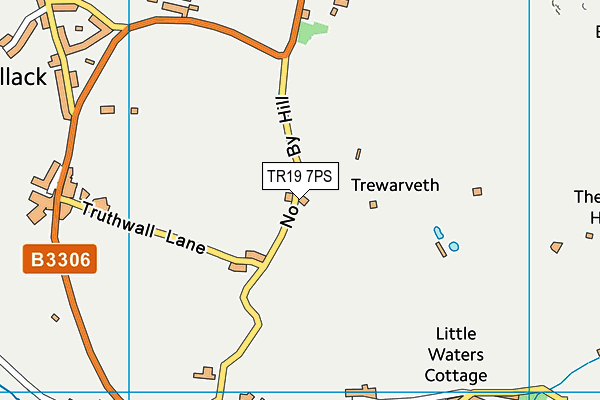 TR19 7PS map - OS VectorMap District (Ordnance Survey)