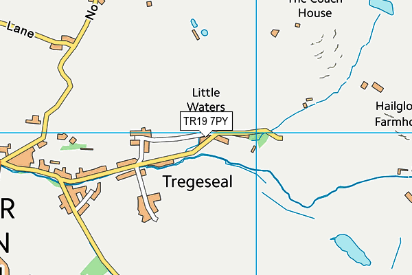 TR19 7PY map - OS VectorMap District (Ordnance Survey)