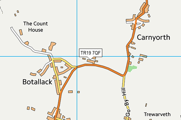 TR19 7QF map - OS VectorMap District (Ordnance Survey)