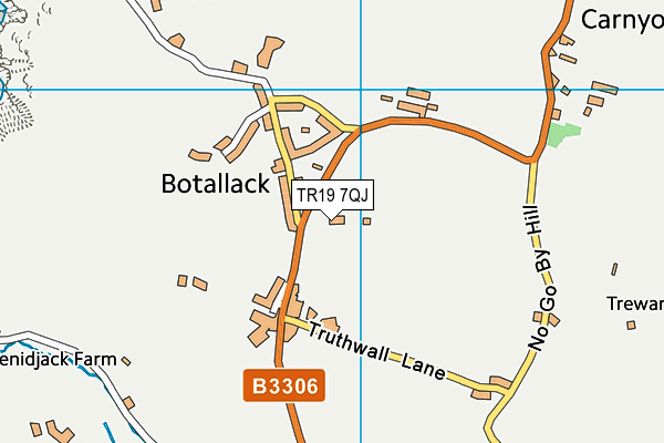 TR19 7QJ map - OS VectorMap District (Ordnance Survey)