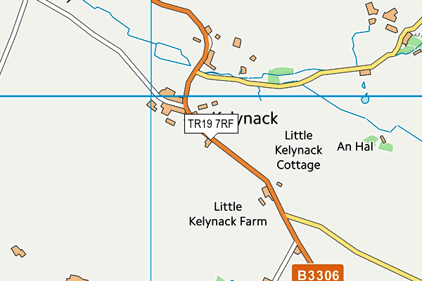 TR19 7RF map - OS VectorMap District (Ordnance Survey)