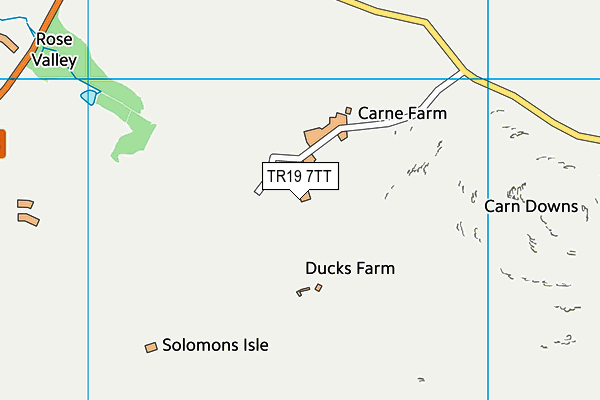 TR19 7TT map - OS VectorMap District (Ordnance Survey)