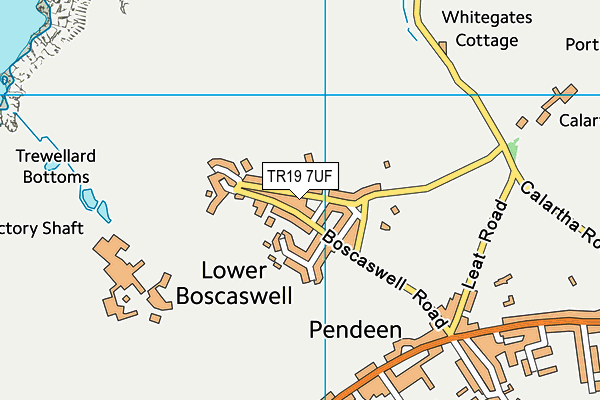 TR19 7UF map - OS VectorMap District (Ordnance Survey)