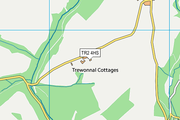 TR2 4HS map - OS VectorMap District (Ordnance Survey)